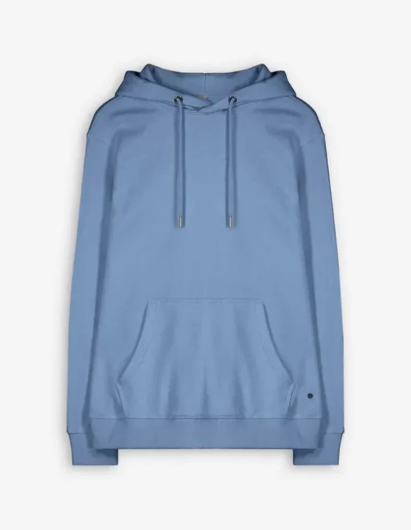 Hoodie - Kangurutasche - hellblau