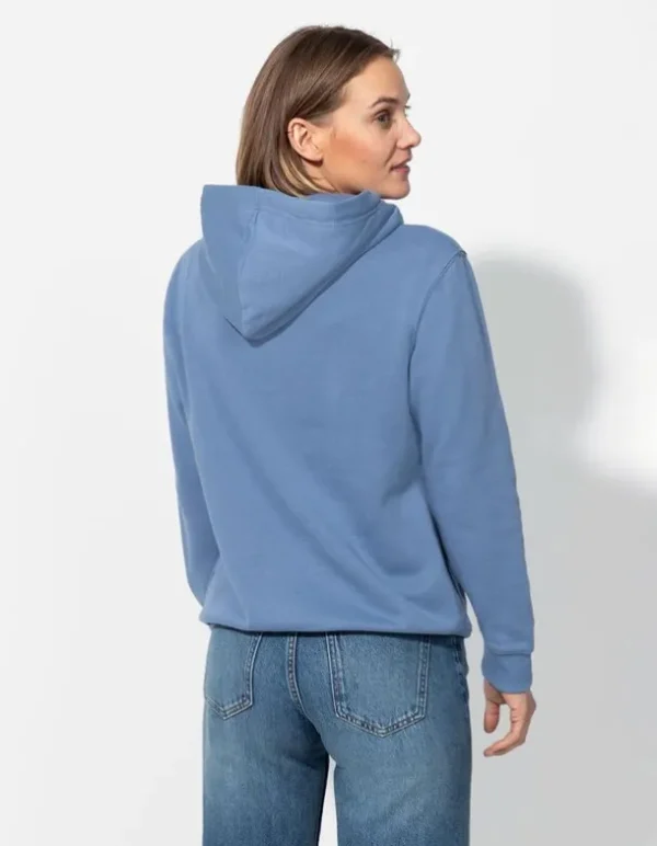 Hoodie - Kangurutasche - hellblau