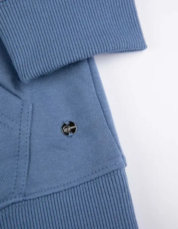 Hoodie - Kangurutasche - hellblau