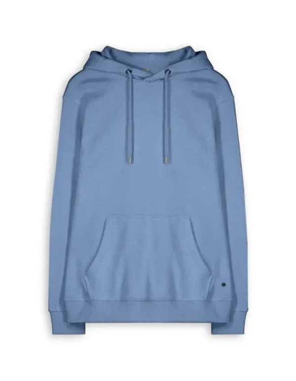 Hoodie - Kangurutasche - hellblau