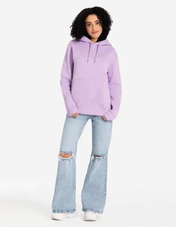 Hoodie - Kangurutasche - lila