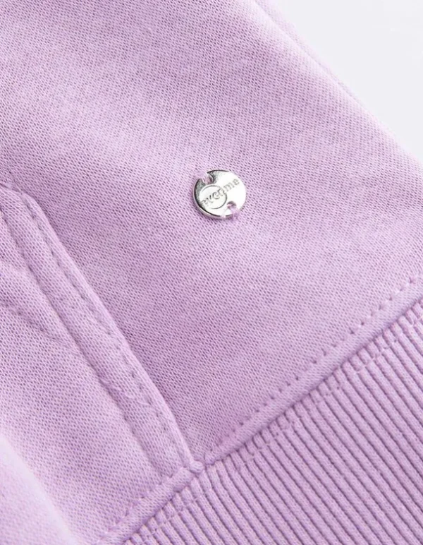 Hoodie - Kangurutasche - lila