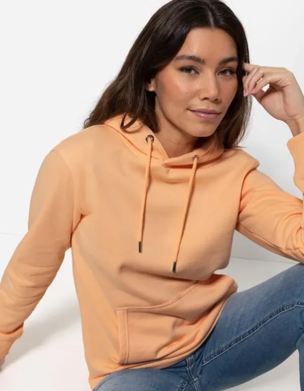 Hoodie - Kangurutasche - orange