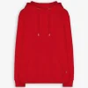 Hoodie - Kangurutasche - rot