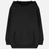 Hoodie - Kangurutasche - schwarz