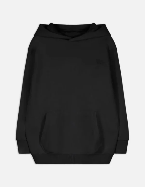 Hoodie - Kangurutasche - schwarz