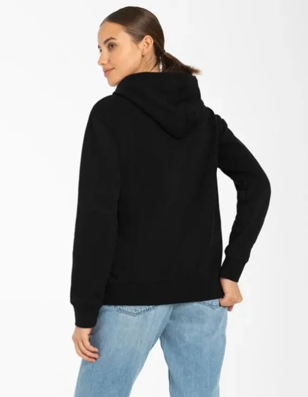 Hoodie - Kangurutasche - schwarz