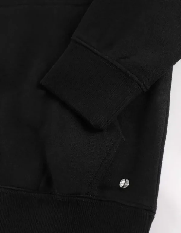 Hoodie - Kangurutasche - schwarz