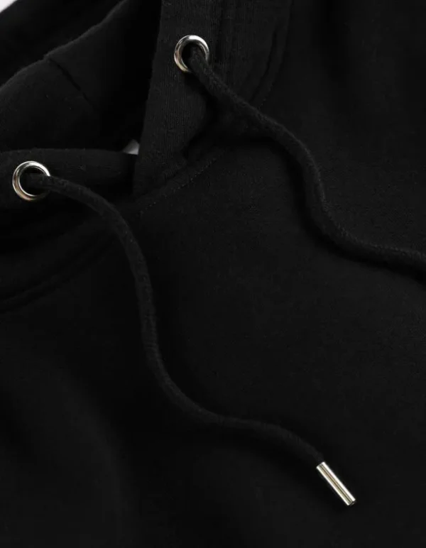 Hoodie - Kangurutasche - schwarz