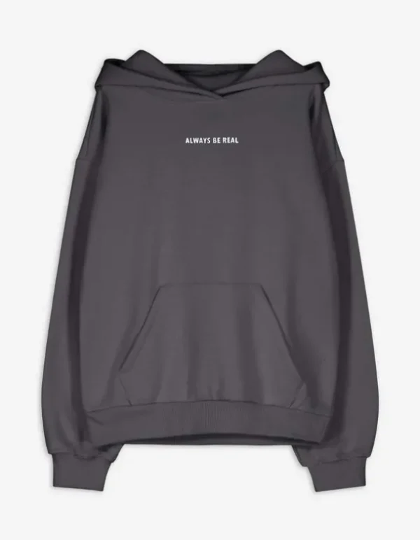 Hoodie - Kapuze - dunkelgrau