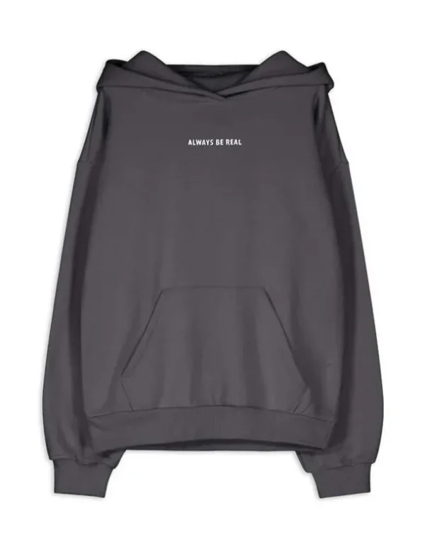 Hoodie - Kapuze - dunkelgrau