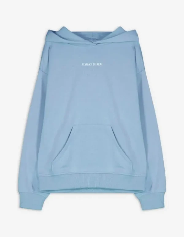 Hoodie - Kapuze - hellblau