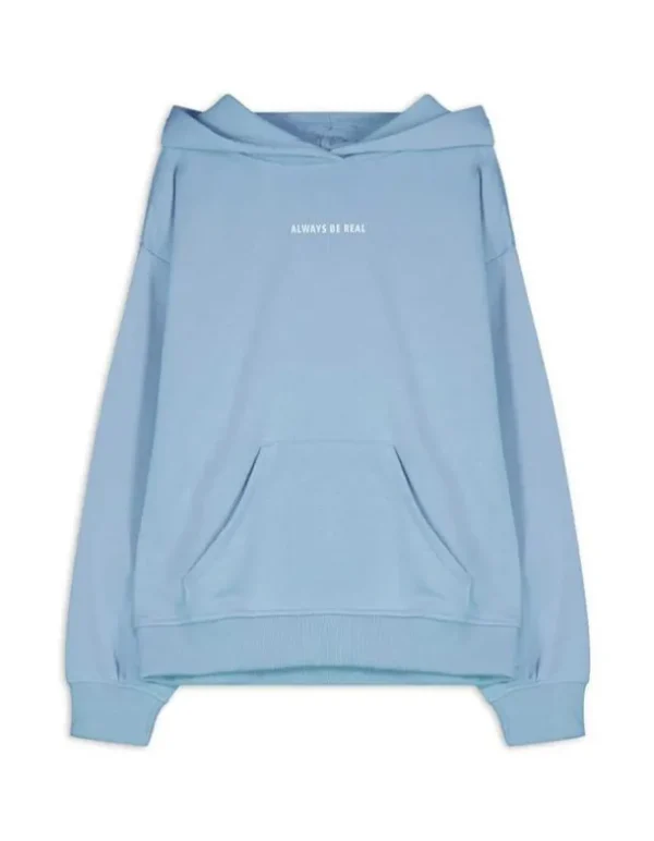 Hoodie - Kapuze - hellblau