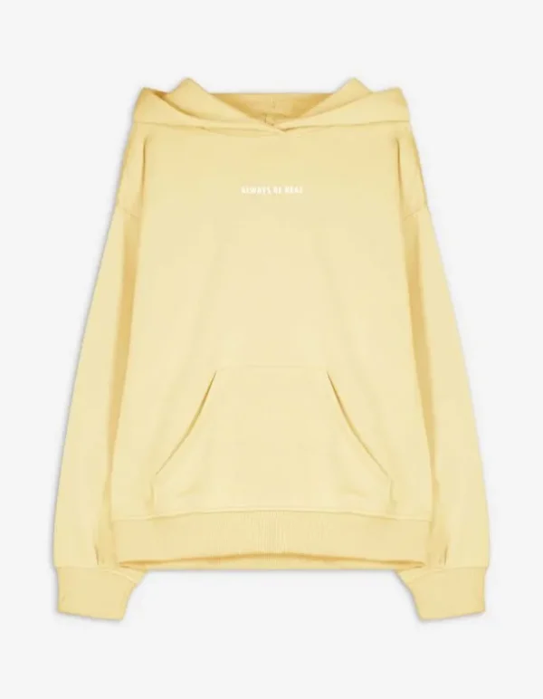 Hoodie - Kapuze - hellgelb