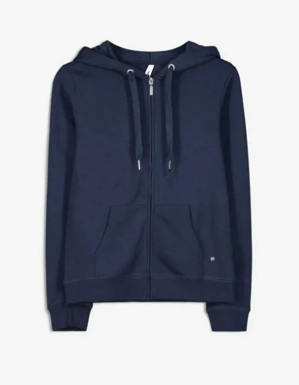 Hoodie - Kapuze mit Tunnelzug - dunkelblau