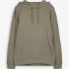Hoodie - Kapuze mit Tunnelzug - dunkelgrün