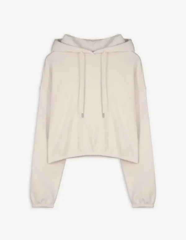 Hoodie - Kapuze mit Tunnelzug - beige