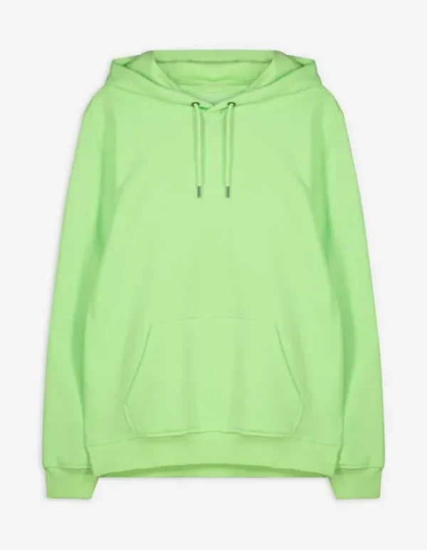 Hoodie - Kapuze mit Tunnelzug - hellgrün