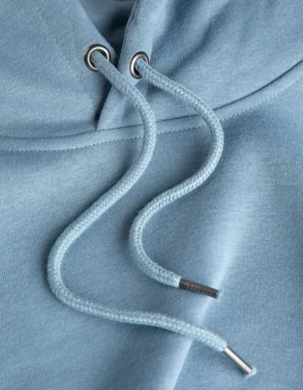 Hoodie - Kapuze mit Tunnelzug - hellblau