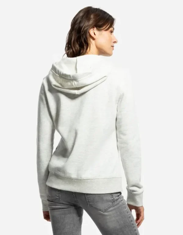 Hoodie - Kapuze mit Tunnelzug - hellgrau