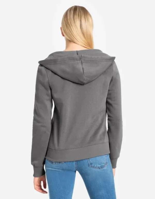 Hoodie - Kapuze mit Tunnelzug - grau