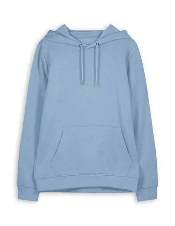 Hoodie - Kapuze mit Tunnelzug - hellblau
