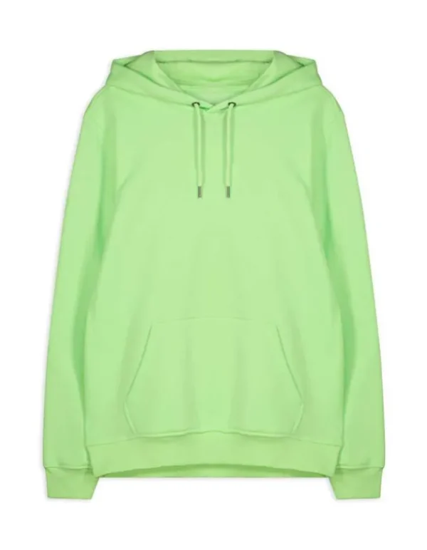 Hoodie - Kapuze mit Tunnelzug - hellgrün