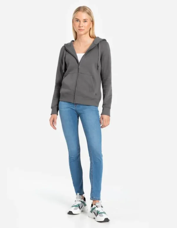 Hoodie - Kapuze mit Tunnelzug - grau