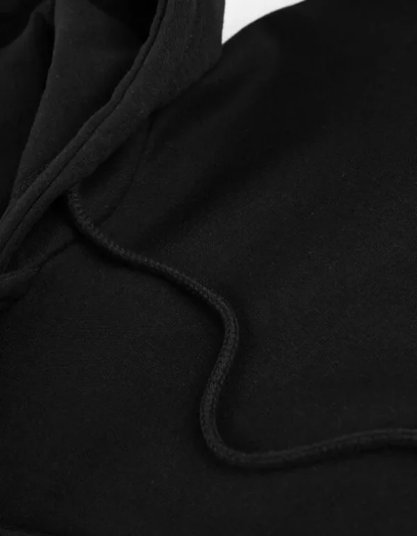 Hoodie - Kapuze mit Tunnelzug - schwarz