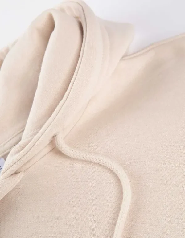 Hoodie - Kapuze mit Tunnelzug - beige