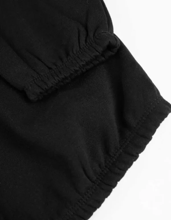Hoodie - Kapuze mit Tunnelzug - schwarz