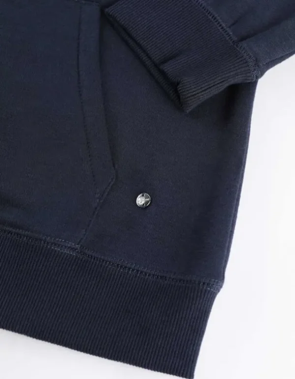 Hoodie - Kapuze mit Tunnelzug - dunkelblau