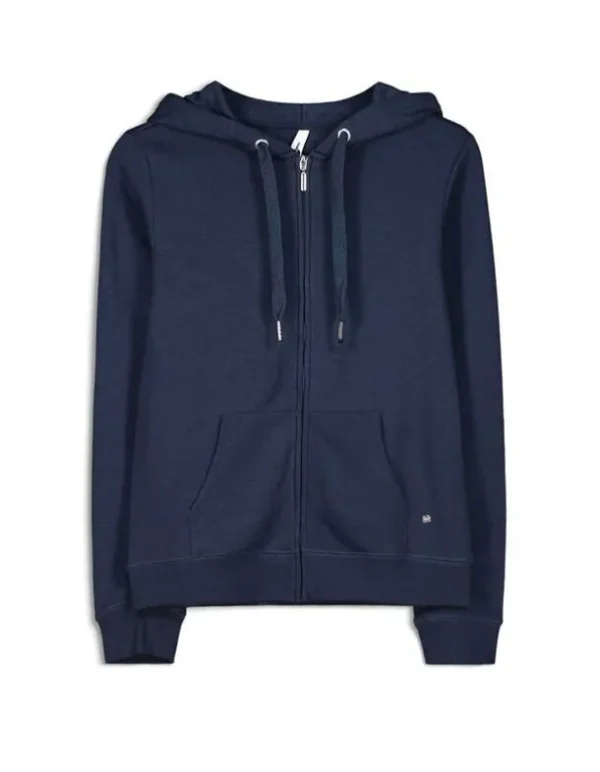 Hoodie - Kapuze mit Tunnelzug - dunkelblau
