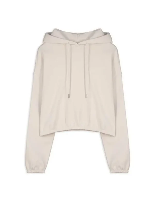 Hoodie - Kapuze mit Tunnelzug - beige