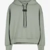Hoodie - Kordel - dunkelgrün