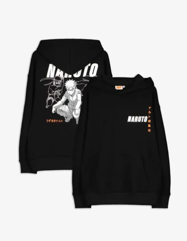 Hoodie - Naruto - schwarz