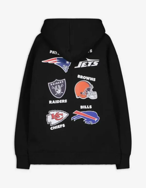 Hoodie - NFL - schwarz