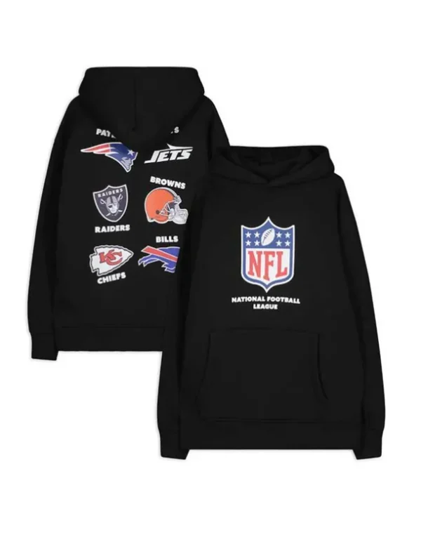 Hoodie - NFL - schwarz