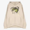 Hoodie - Oversized Fit - beige