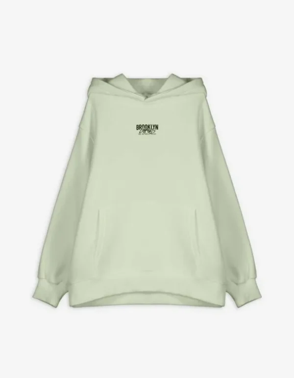 Hoodie - Oversized Fit - hellgrün