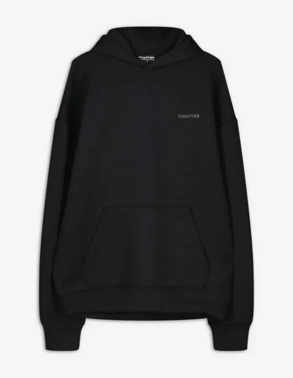 Hoodie - Oversized Fit - schwarz