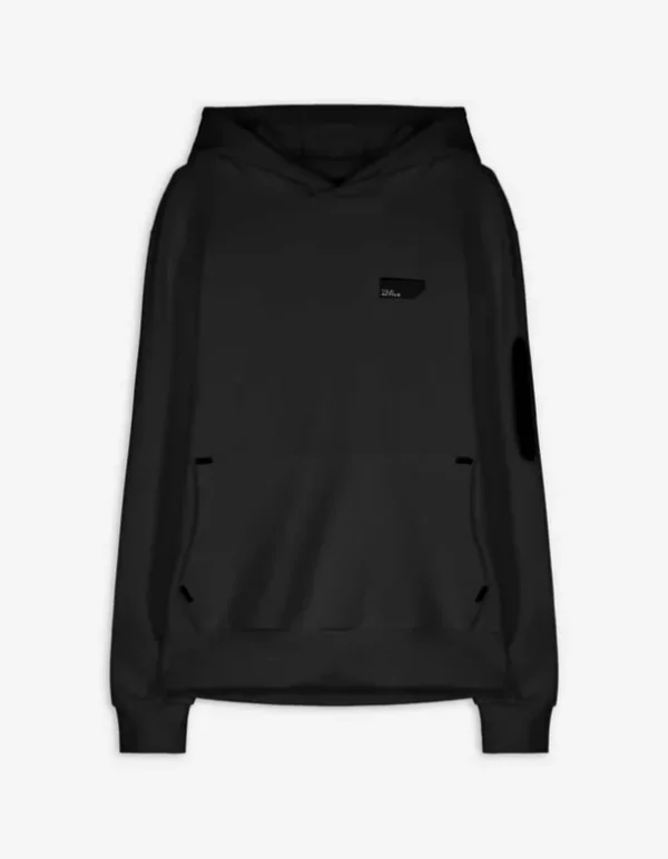 Hoodie - Oversized Fit - schwarz