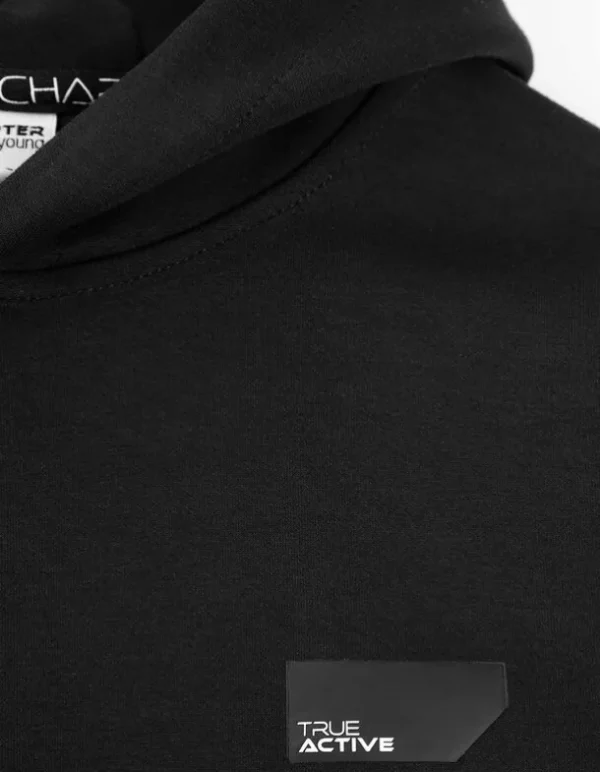 Hoodie - Oversized Fit - schwarz