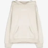 Hoodie - Print - beige