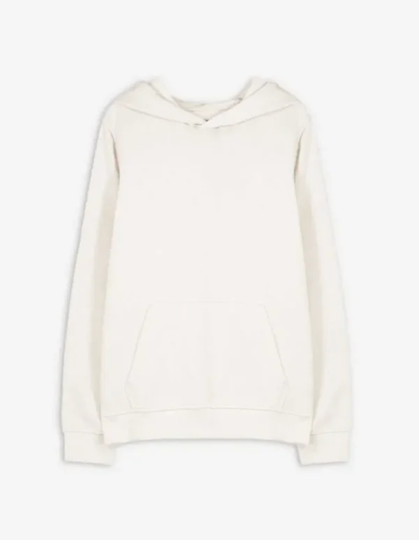 Hoodie - Relax Fit - weiß