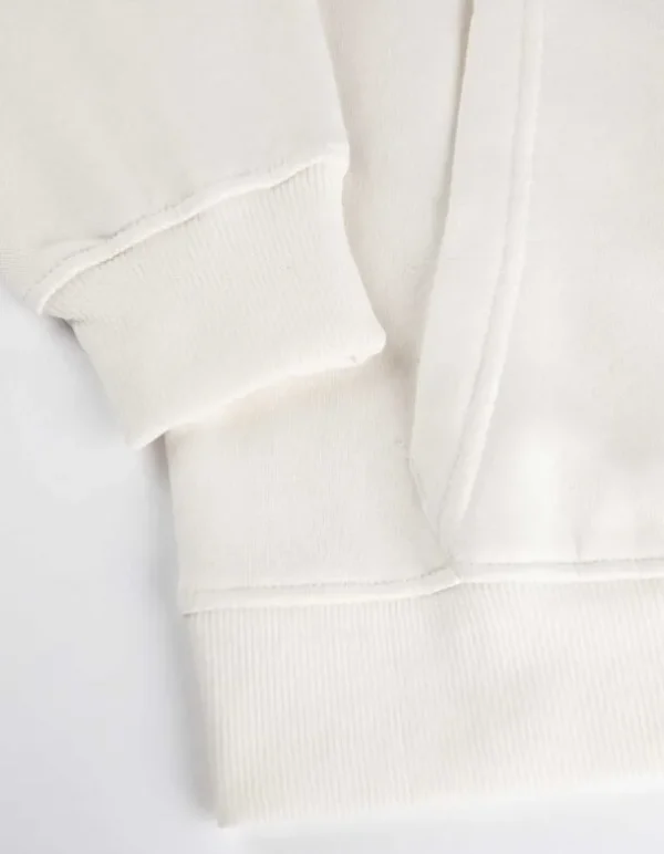 Hoodie - Relax Fit - weiß
