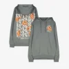 Hoodie - Rückenprint - dunkelgrün