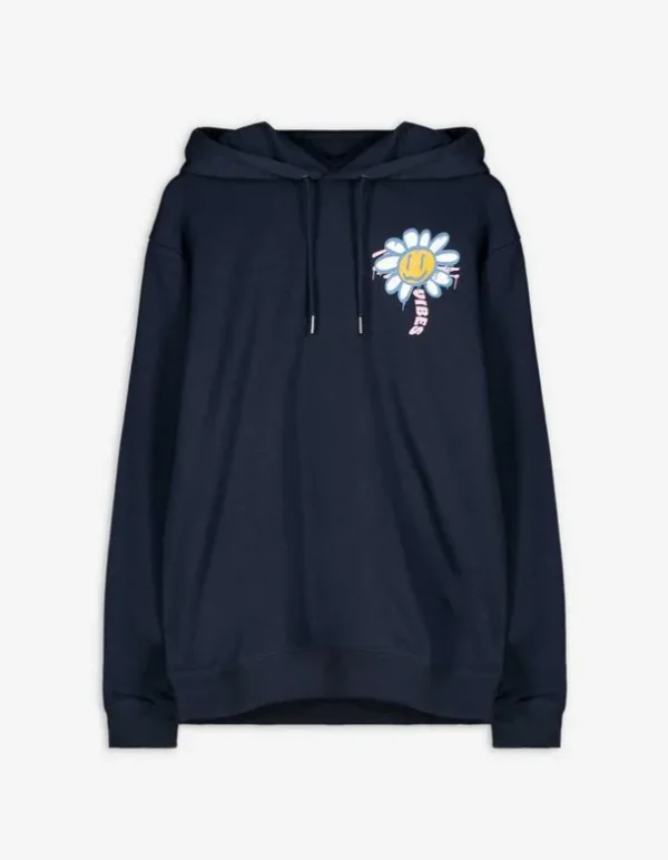 Hoodie - Rückenprint - dunkelblau