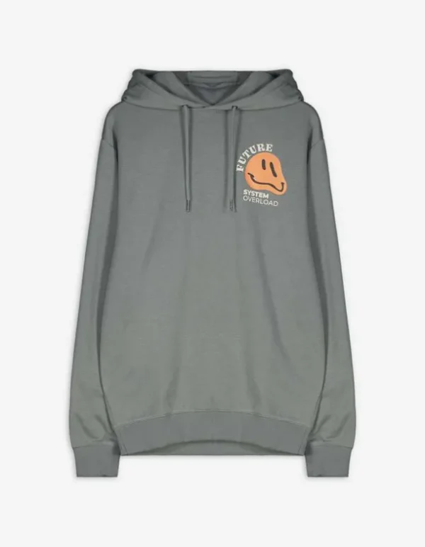 Hoodie - Rückenprint - dunkelgrün