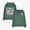 Hoodie - Rückenprint - hellgrün